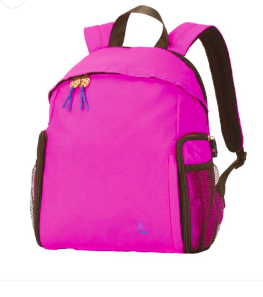 Elegant pink backpack with a multiple pockets and storage compartments, combining functionality with a touch of luxury for pickleball and tennis.