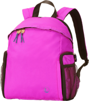 Elegant pink backpack with a multiple pockets and storage compartments, combining functionality with a touch of luxury for pickleball and tennis.