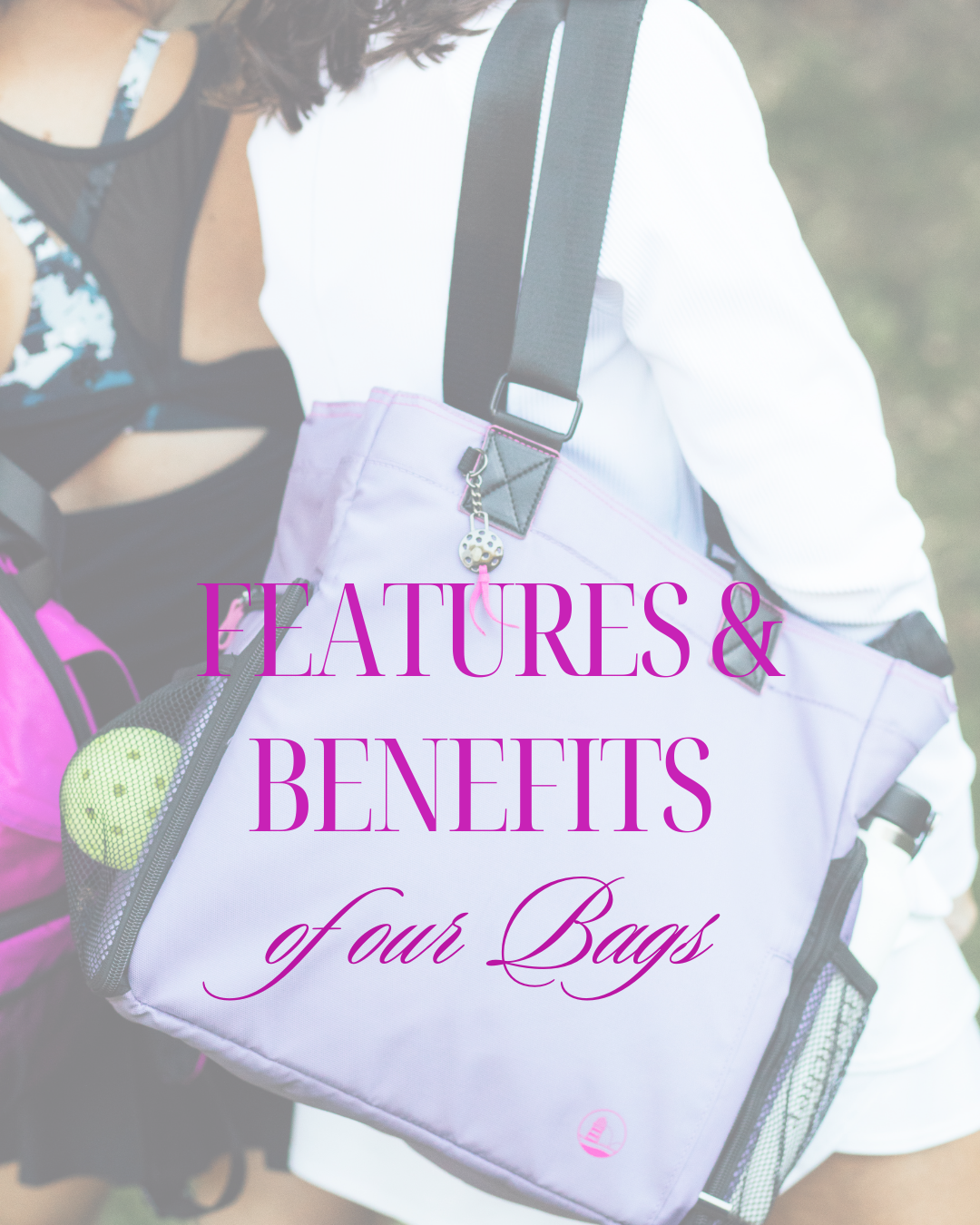 women's pickleball bag f & b video